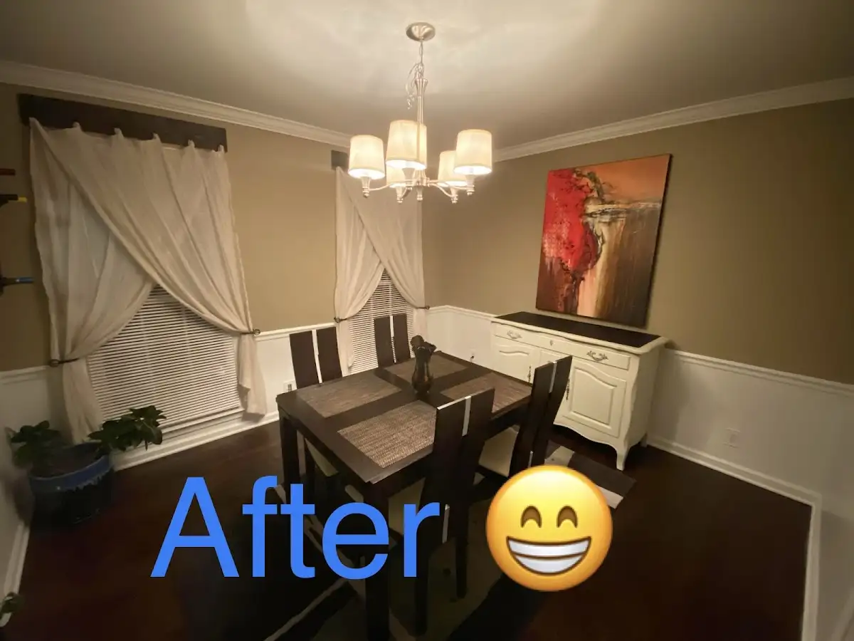 Professional dining room restoration after water damage in El Dorado Hills