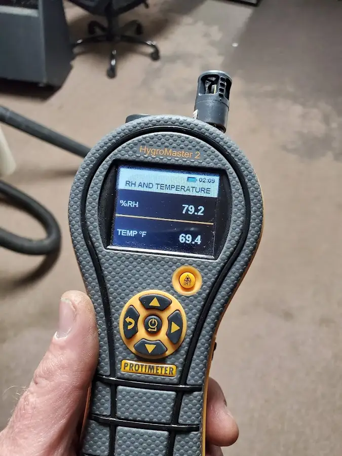 Moisture meter humidity assessment for Mold Remediation & Removal in El Dorado Hills